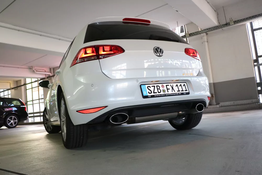 VW Golf VII  - Einzelradaufhängung  Endschalldämpfer rechts/links - 160x90 Typ 38 rechts/links