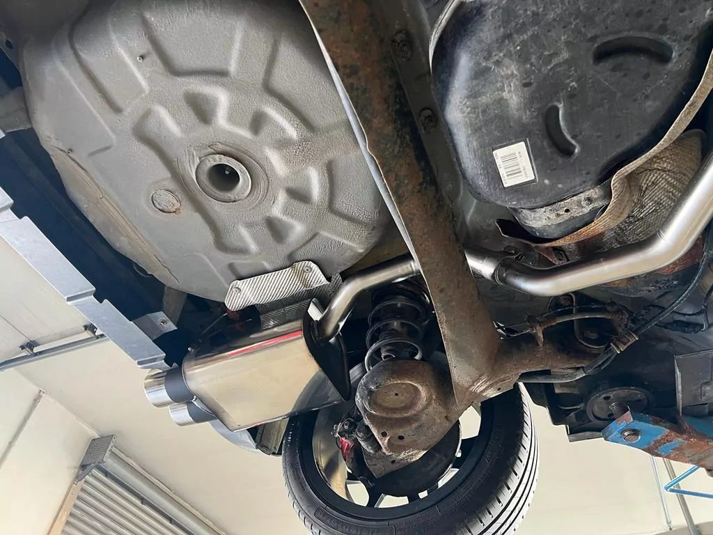 Fiat 500/ 500C  Endschalldämpfer - 2x80 Typ 25