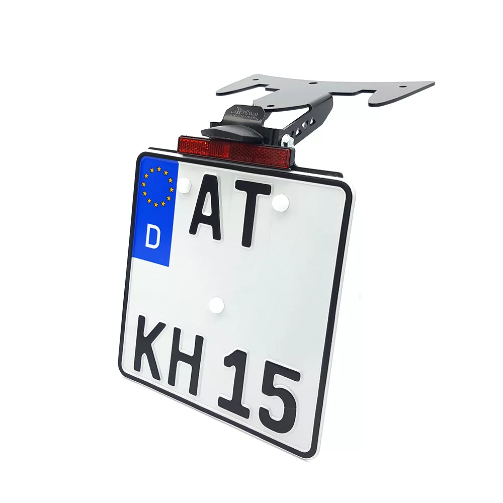 alpha Technik Kennzeichenhalter für Kawasaki ZZR1400; TYP ZXT40H; Modelljahr 2016-