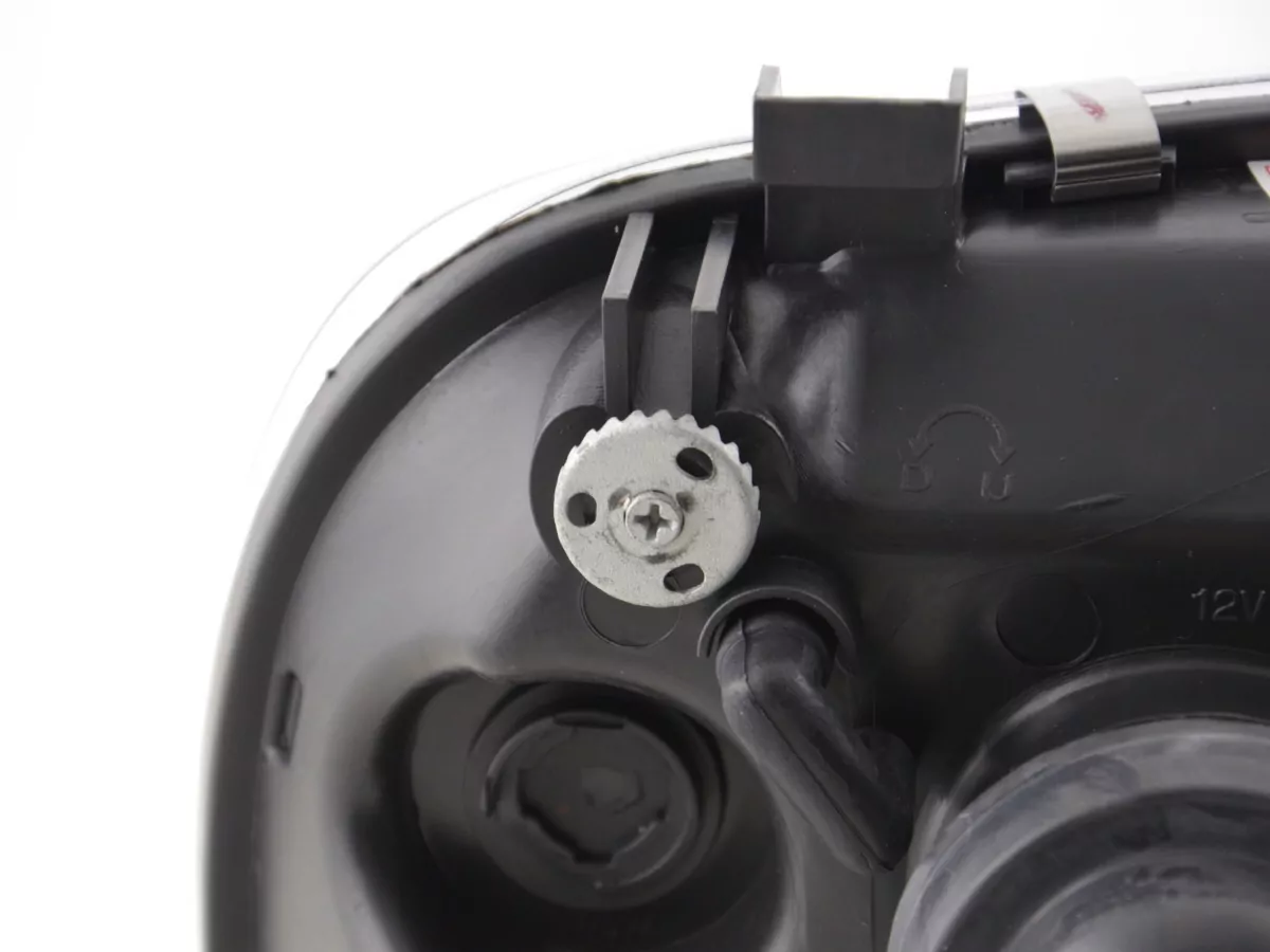 Scheinwerfer Set Daylight LED TFL-Optik VW Golf 3 Typ 1HXO 1EXO Bj. 91-97 chrom