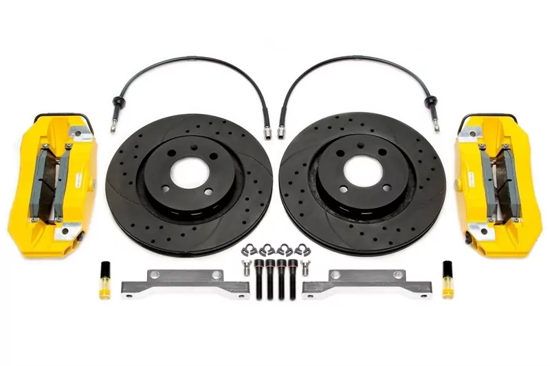 TA Technix 4-Kolben Bremsanlage 280mmx22mm/Upgrade Kit passend für Vorderachse Seat Cordoba/Ibiza II/Inca/Toledo VW Caddy II/Corrado/Golf II+III/Jetta II/Passat/Polo III/Vento