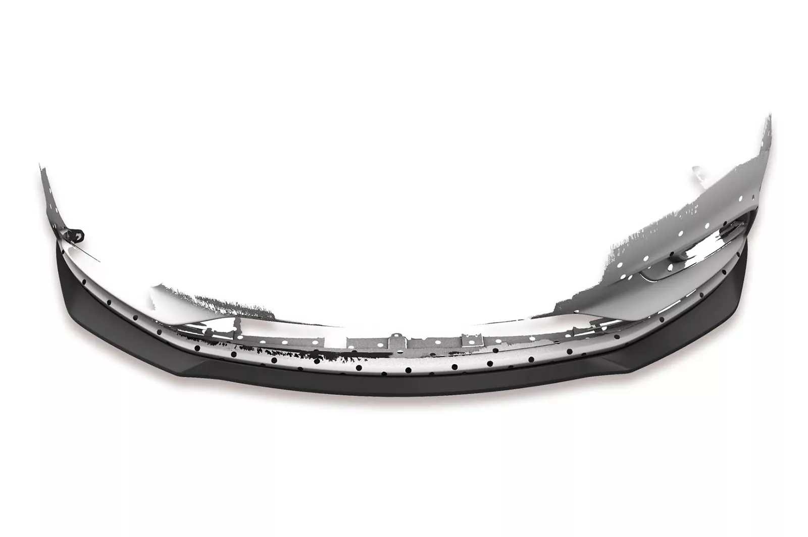 Cup-Spoilerlippe mit ABE für Opel Astra K CSL419 Strukturiert (schwarz matt)