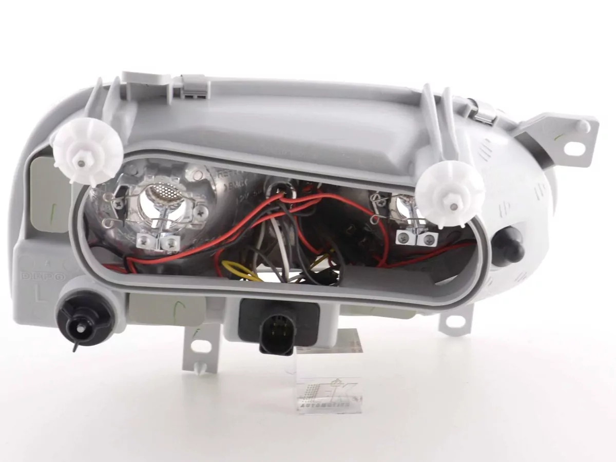 Scheinwerfer Set Angel Eyes VW Golf 3 Typ 1HXO, 1 EXO Bj. 91-97 schwarz