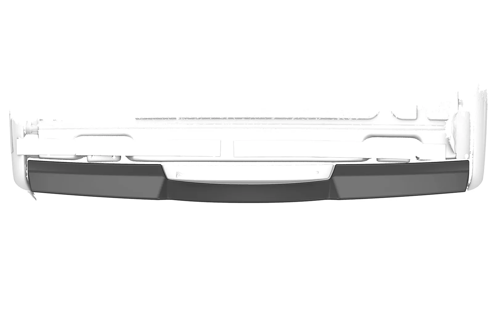 Heckflügel mit ABE für Mercedes-Benz Viano W639 / V639 HF143 Schwarz Strukturiert