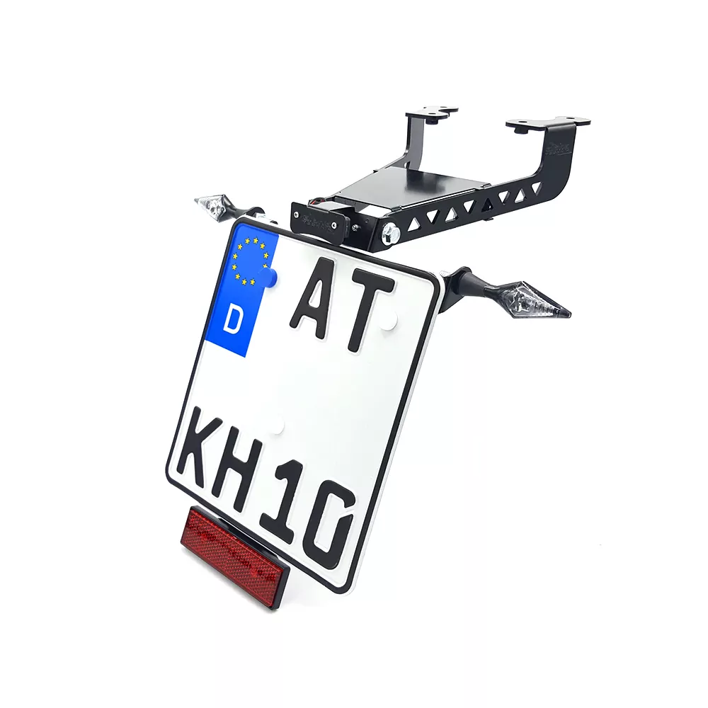 alpha Technik Kennzeichenhalter Yamaha MTN850-A,MT09 ABS,MT09SP;Typ RN43; Modelljahr 2017-