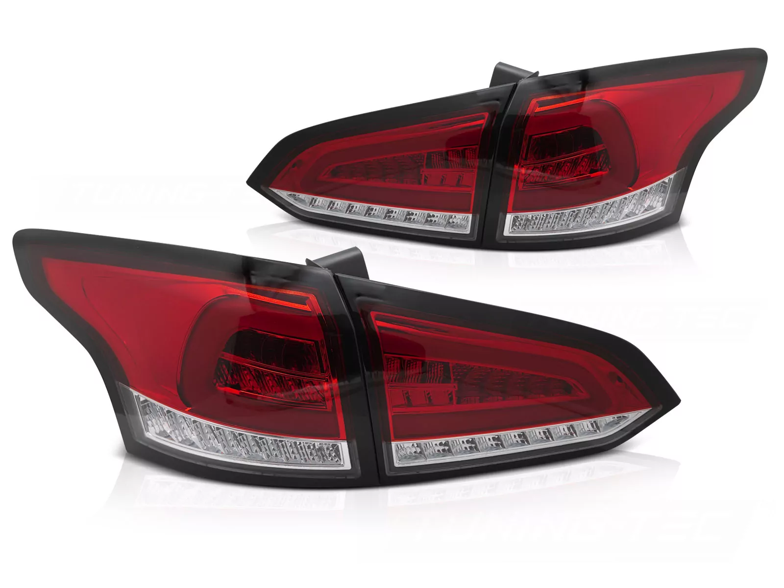 Led Tail Lights Red White Seq Fits Ford Focus Mk 3 Sw 11-18 
