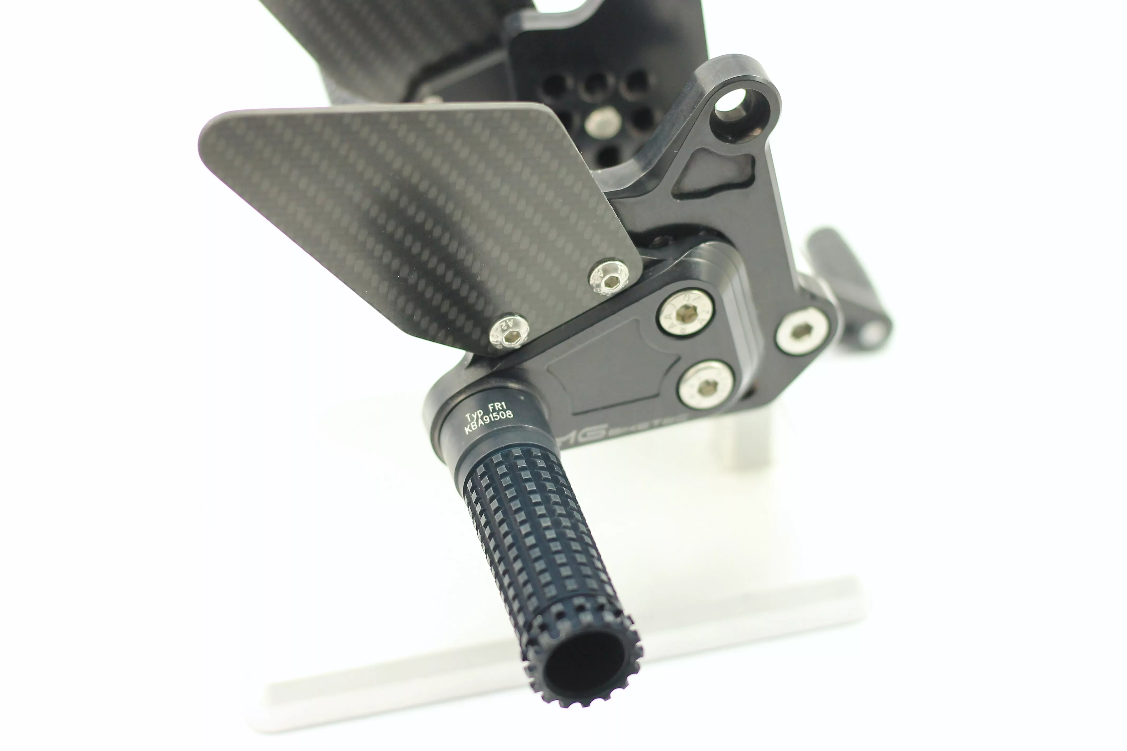 MG Biketec Sportfussrastenanlage / Rastenanlage / Fußrastenanlage mit ABE, gültig in D - A - CH für Ducati 749 / 749R ab 2003