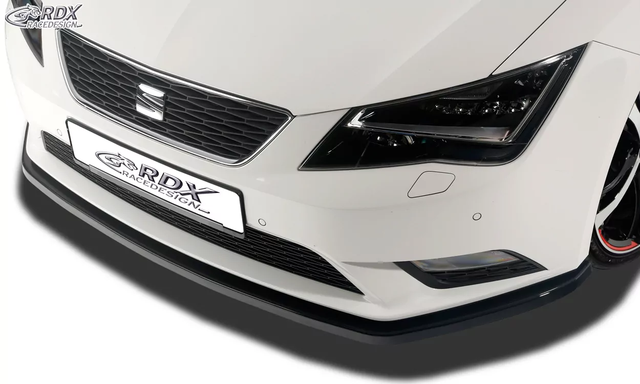 RDX Frontspoiler für SEAT Leon 5F / Leon 5F SC / Leon 5F ST Frontlippe Front Ansatz Vorne Spoilerlippe Schwert