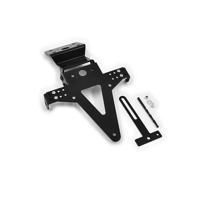 Kennzeichenhalter | YAMAHA XJ6/ F/ Diver | 09-16 verstellbar | schwarz | inkl. Reflektorhalter