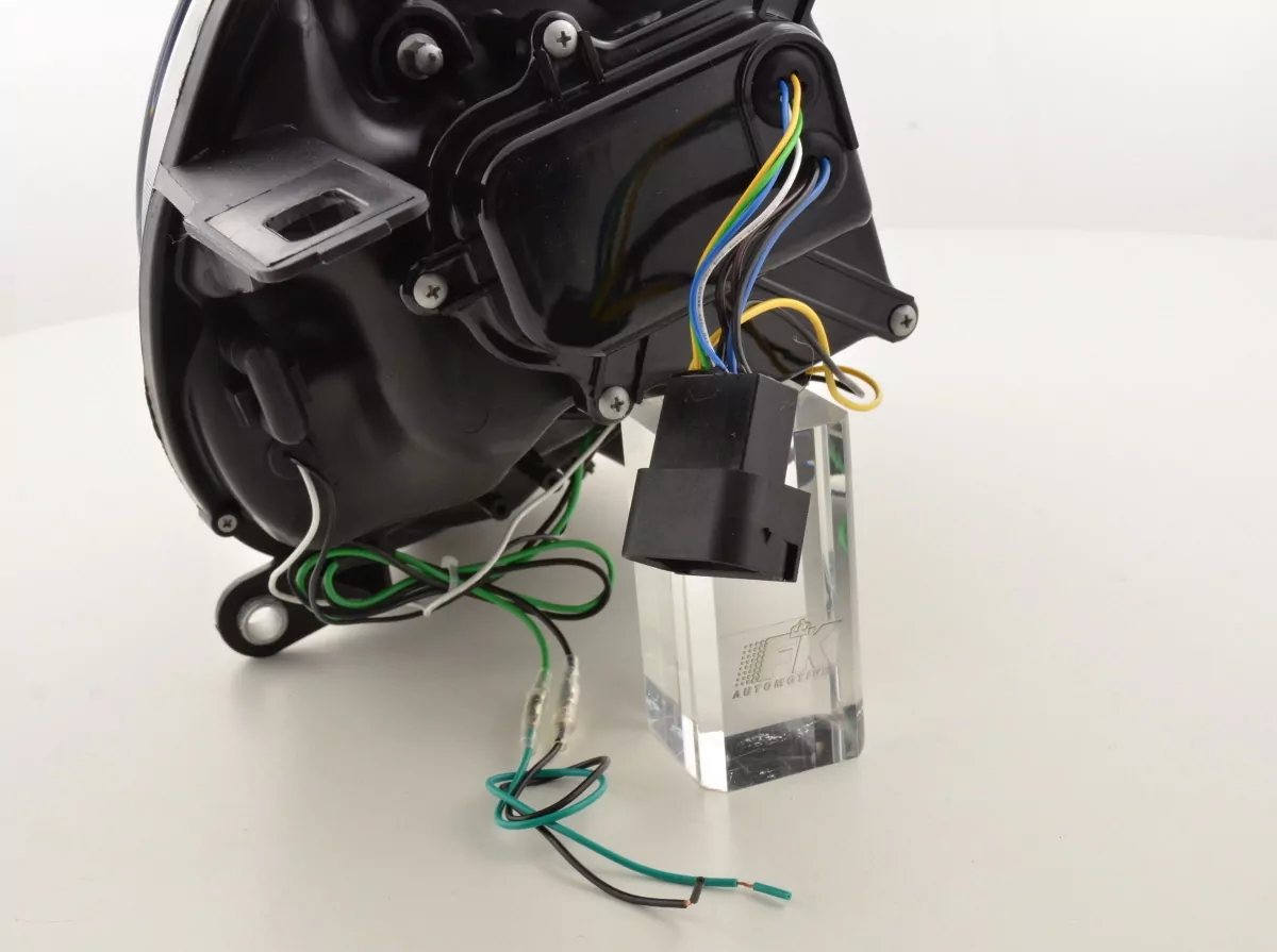 Scheinwerfer Set Xenon Daylight LED TFL-Optik Mini One / Cooper Bj. 06-10 schwarz