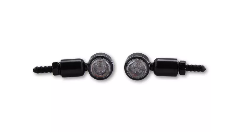 SHIN YO MC 1 HI-Power LED Indicator Black/Translucent E-Approved (Pair)