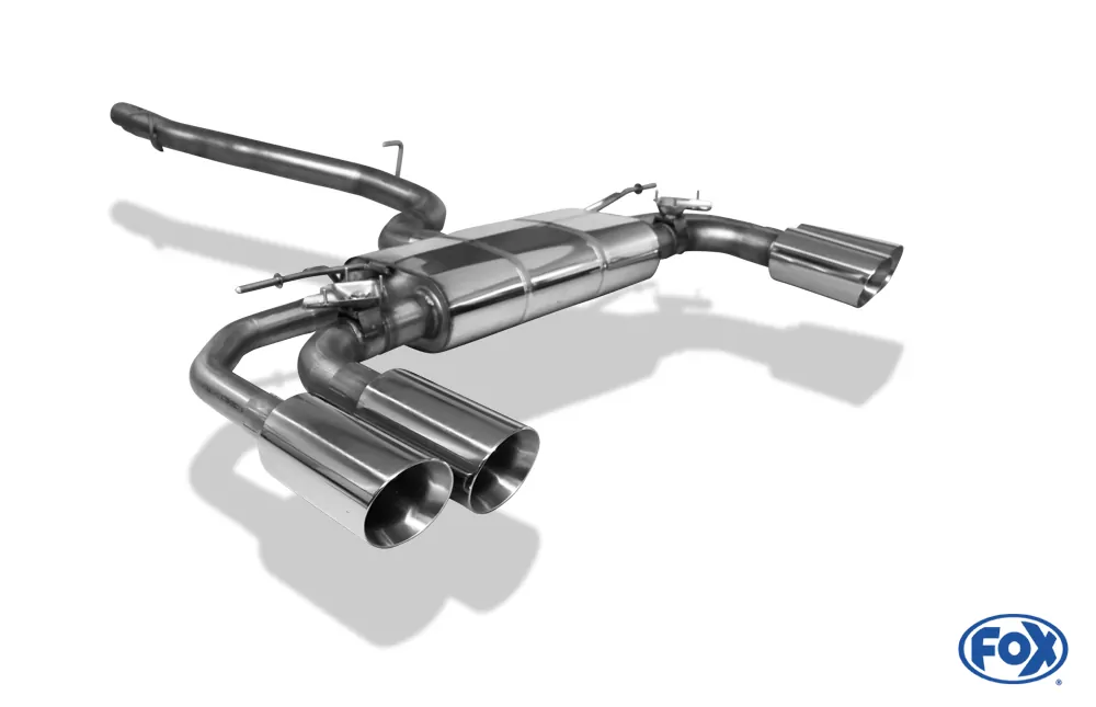 Audi S3 GY - Limousine  Halbanlage ab OPF mit Abgasklappen - 2x114 Typ 25 rechts/links