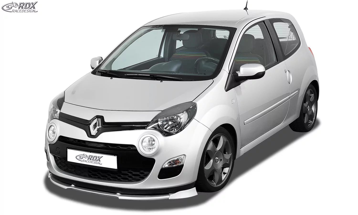 RDX Frontspoiler VARIO-X für RENAULT Twingo 2 Phase 2 2012-2014 Frontlippe Front Ansatz Vorne Spoilerlippe