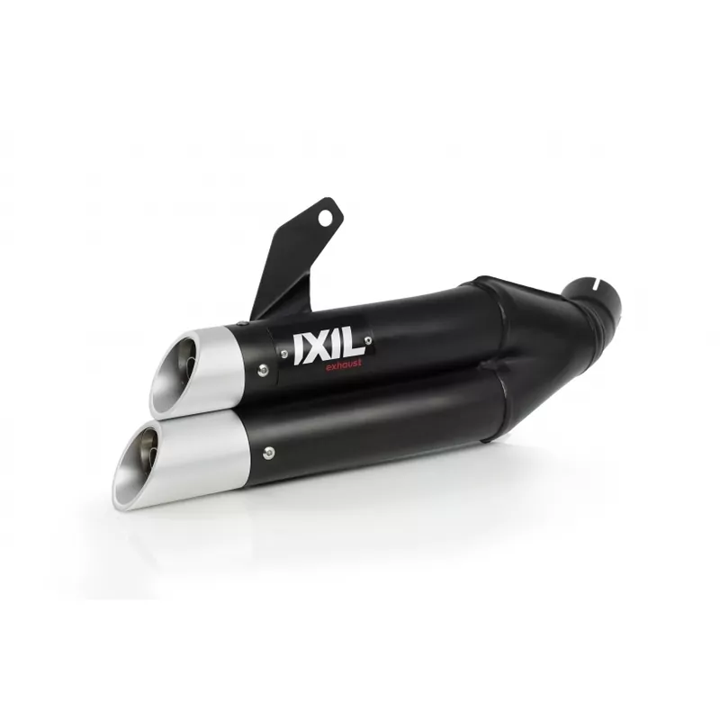 IXIL Hyperlow Full Exhaust System Stainless Steel Black / Aluminium Polished - Yamaha MT-07 - XY9362XB