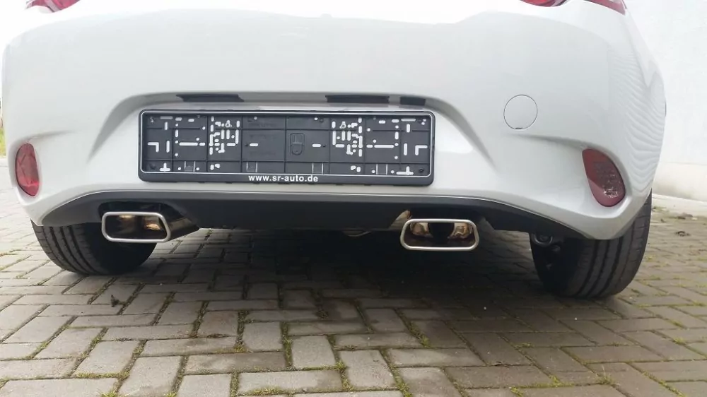 Mazda MX5 - ND  Endschalldämpfer quer Ausgang rechts/links - 1x145x65 Typ 59 rechts/links