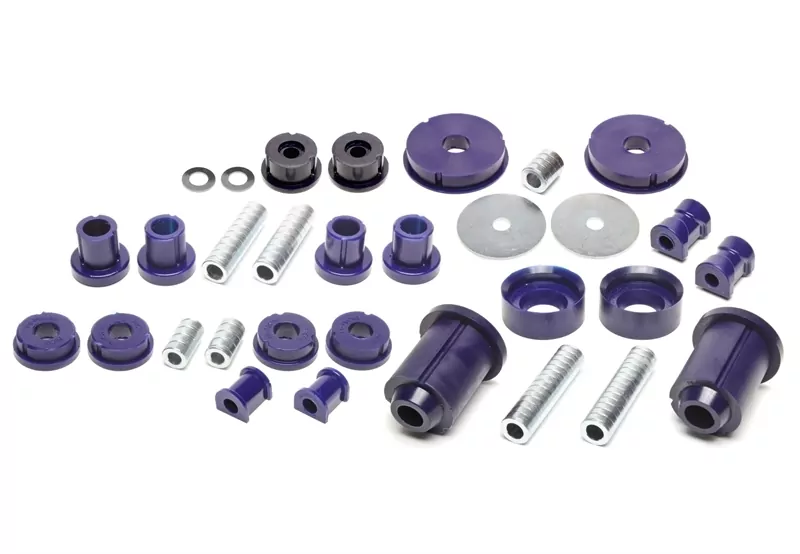 TA Technix PU-Buchsen Kit 37-teilig / Vorderachse+Hinterachse / Vorderachse mit Ø 21mm Stabi / Hinterachse mit Ø 12mm Stabi / passend für BMW 3er Serie E30