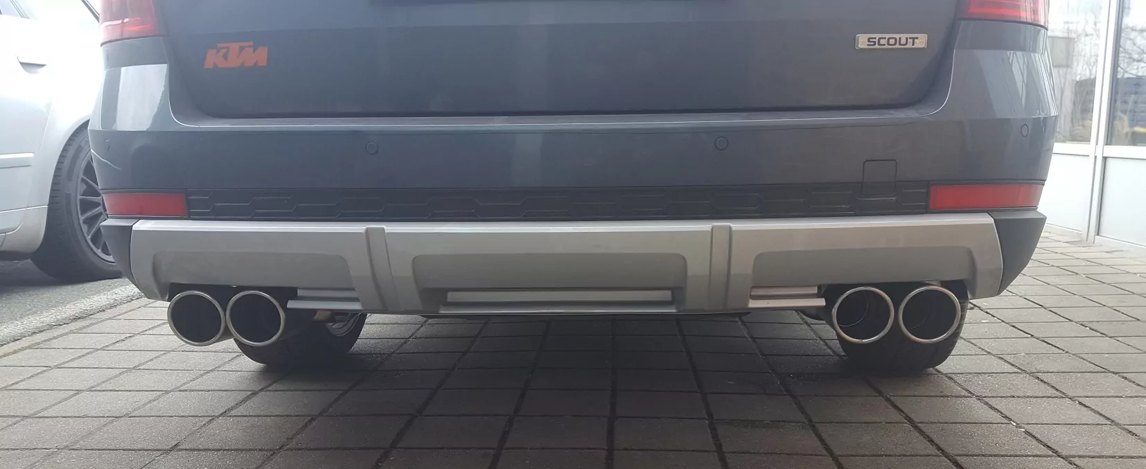 Skoda Octavia 5E 4x4 (+Scout)  Endschalldämpfer rechts/links - 2x90 Typ 16 rechts/links