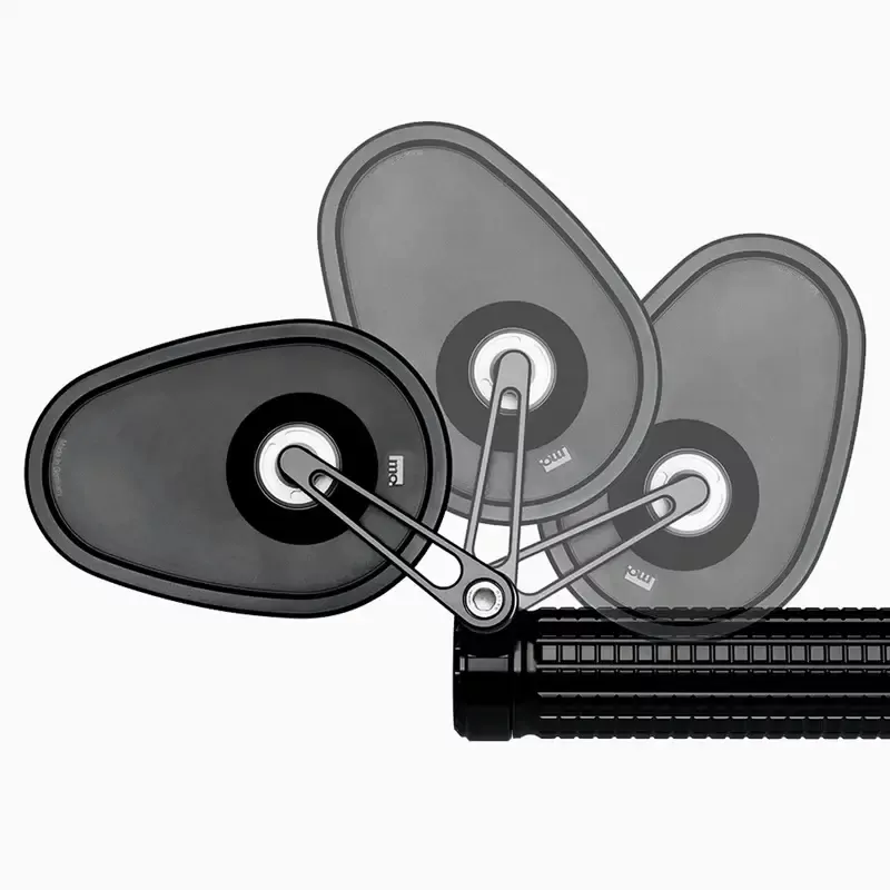 MOTOGADGET Mo.view Club 60 Flip, Glass-free Rearview Mirror, 45 Degree Angle