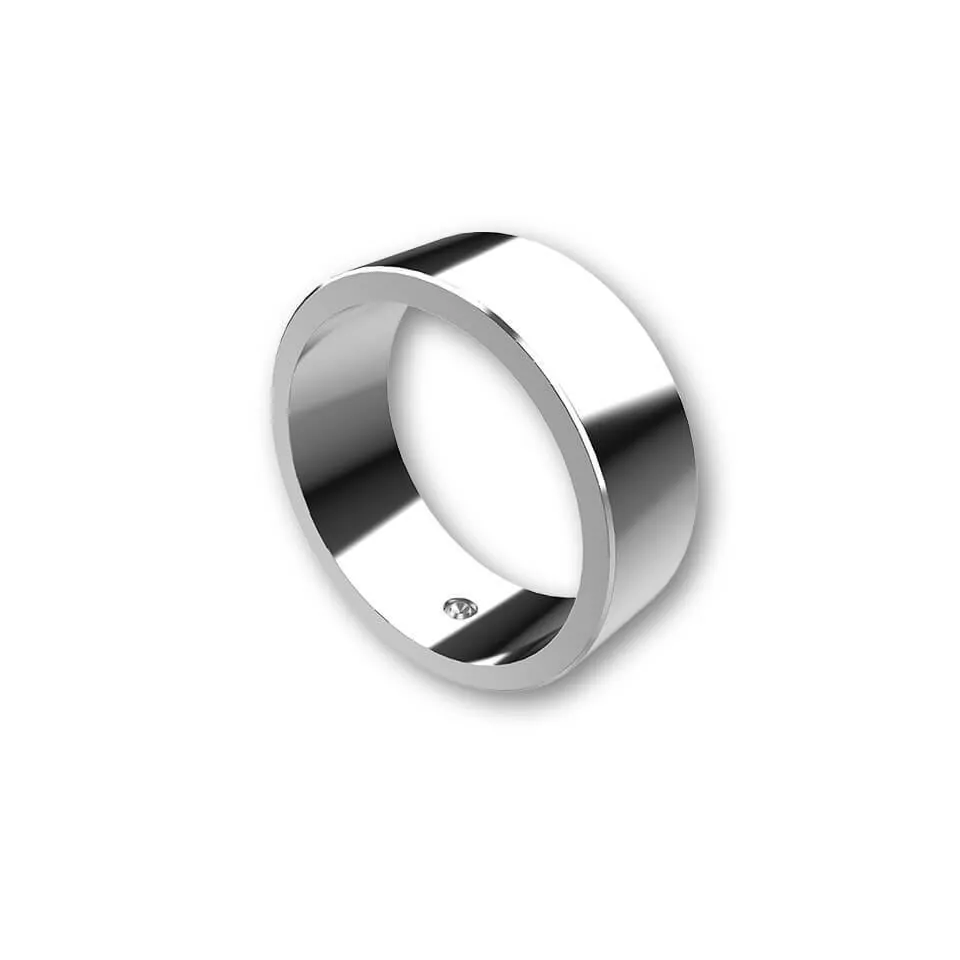 HIGHSIDER Colour Ring For Handlebar Weights, Silver