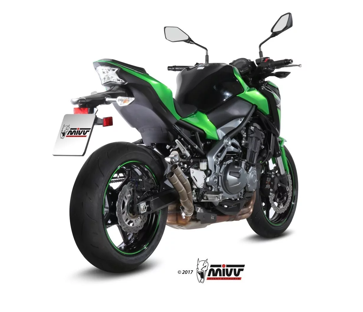 MIVV Double Gun Titan Kawasaki Z 900-Z900 A2 -2024