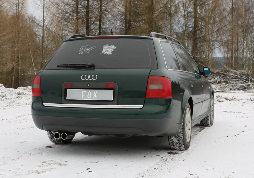 Audi A6 Typ 4B ohne Stoßstangenausschnitt  Endschalldämpfer - 2x76 Typ 13