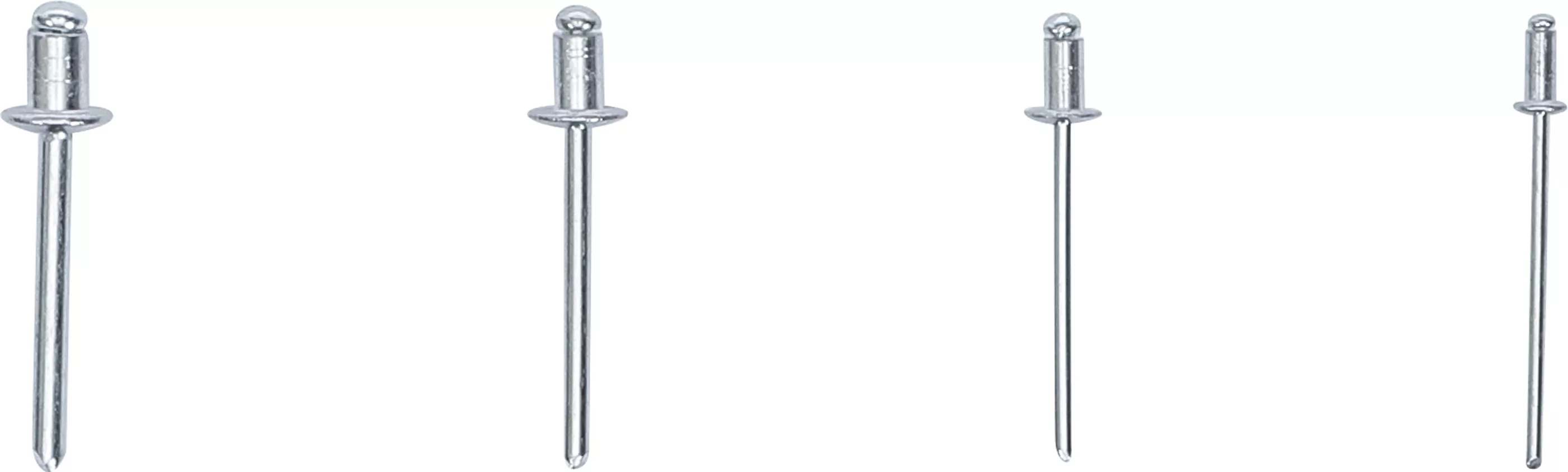 Blindnieten-Sortiment | Aluminium | 2,4 - 4,8 mm | 400-tlg.