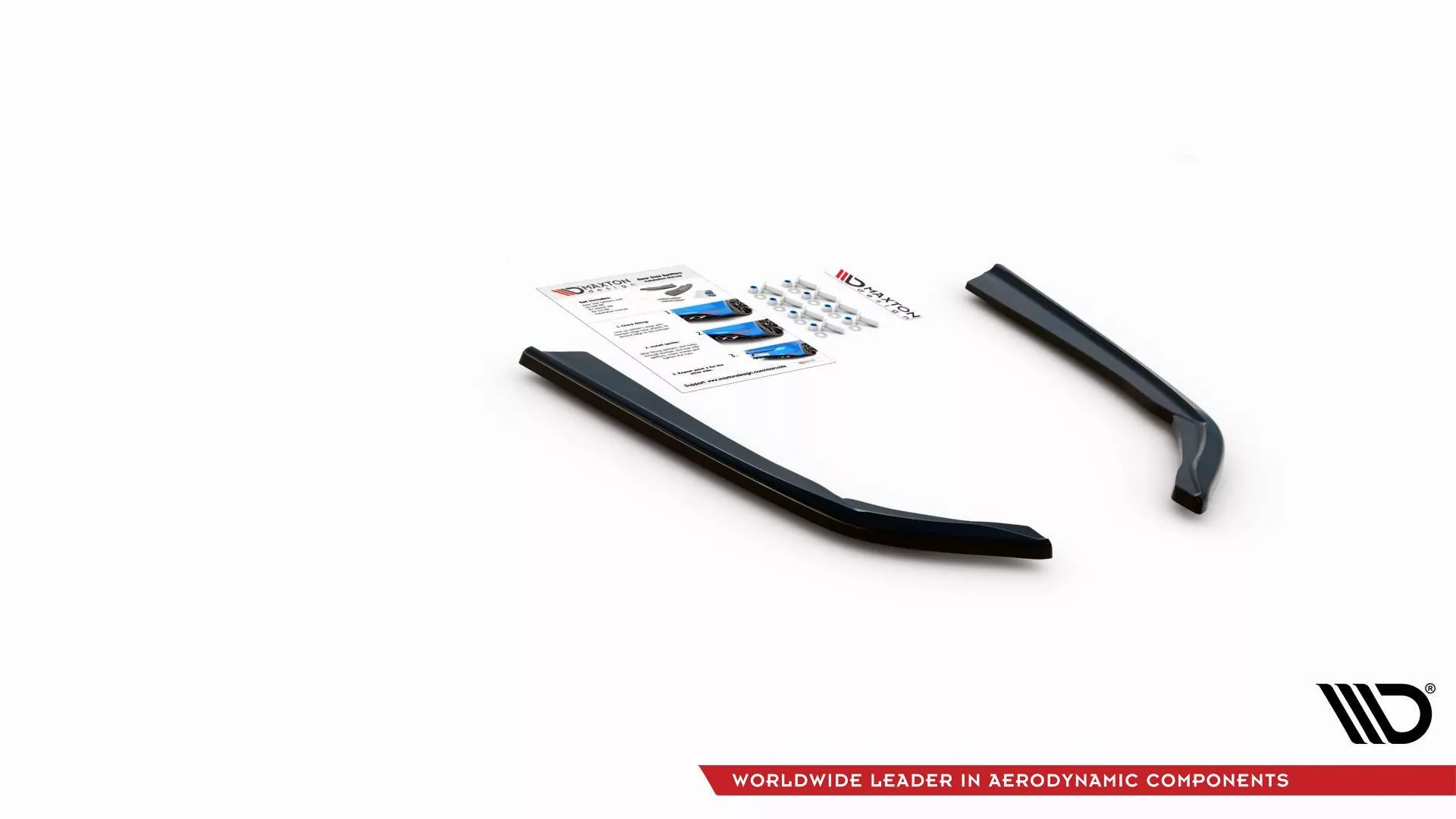 Heck Ansatz Flaps Diffusor V.2 Für BMW 3er G20 / G21 M-Paket Schwarz Hochglanz