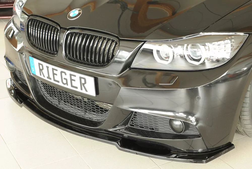 Rieger Spoilerschwert glanz schwarz für BMW 3er E91 Touring 09.08- (ab Facelift) LCI