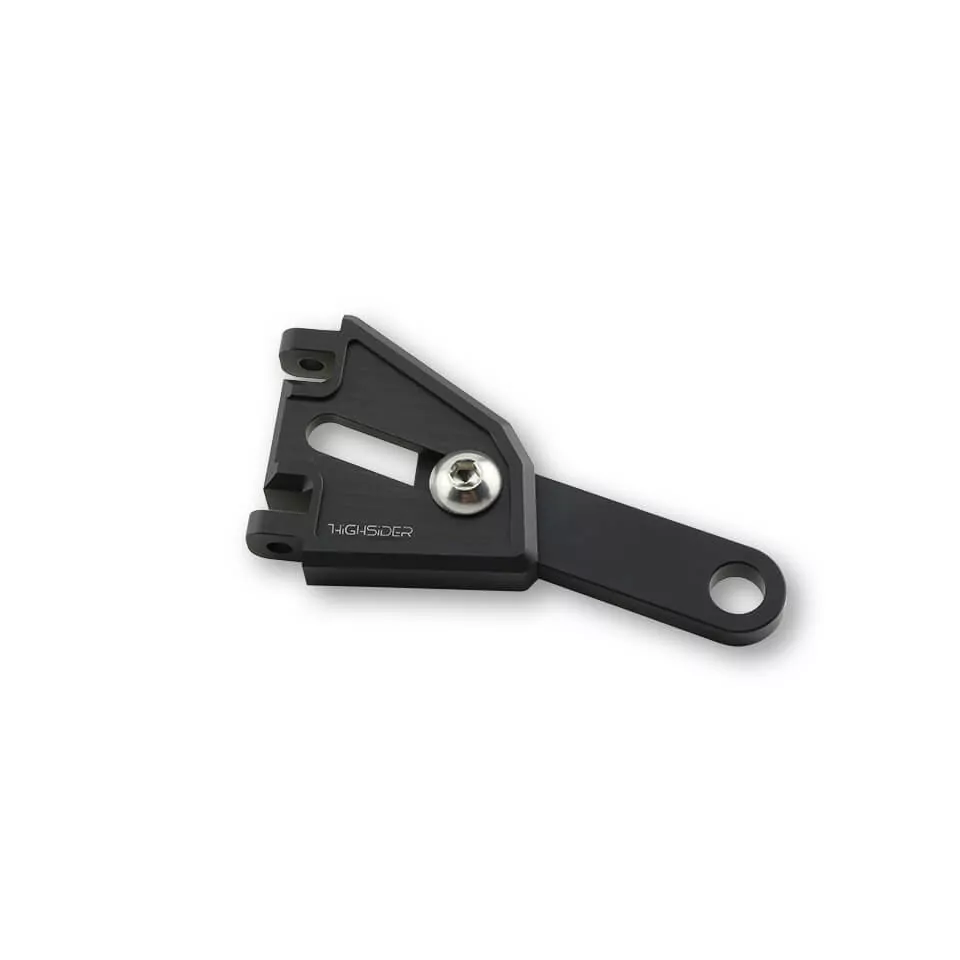 HIGHSIDER CNC Alu Lampenhalter EXTEND, schwarz, längenverstellbar