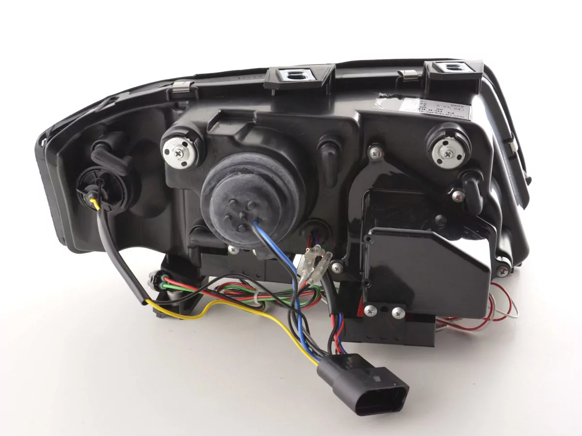 Scheinwerfer Set Daylight LED Tagfahrlicht Audi A6 Typ 4B  97-01 schwarz