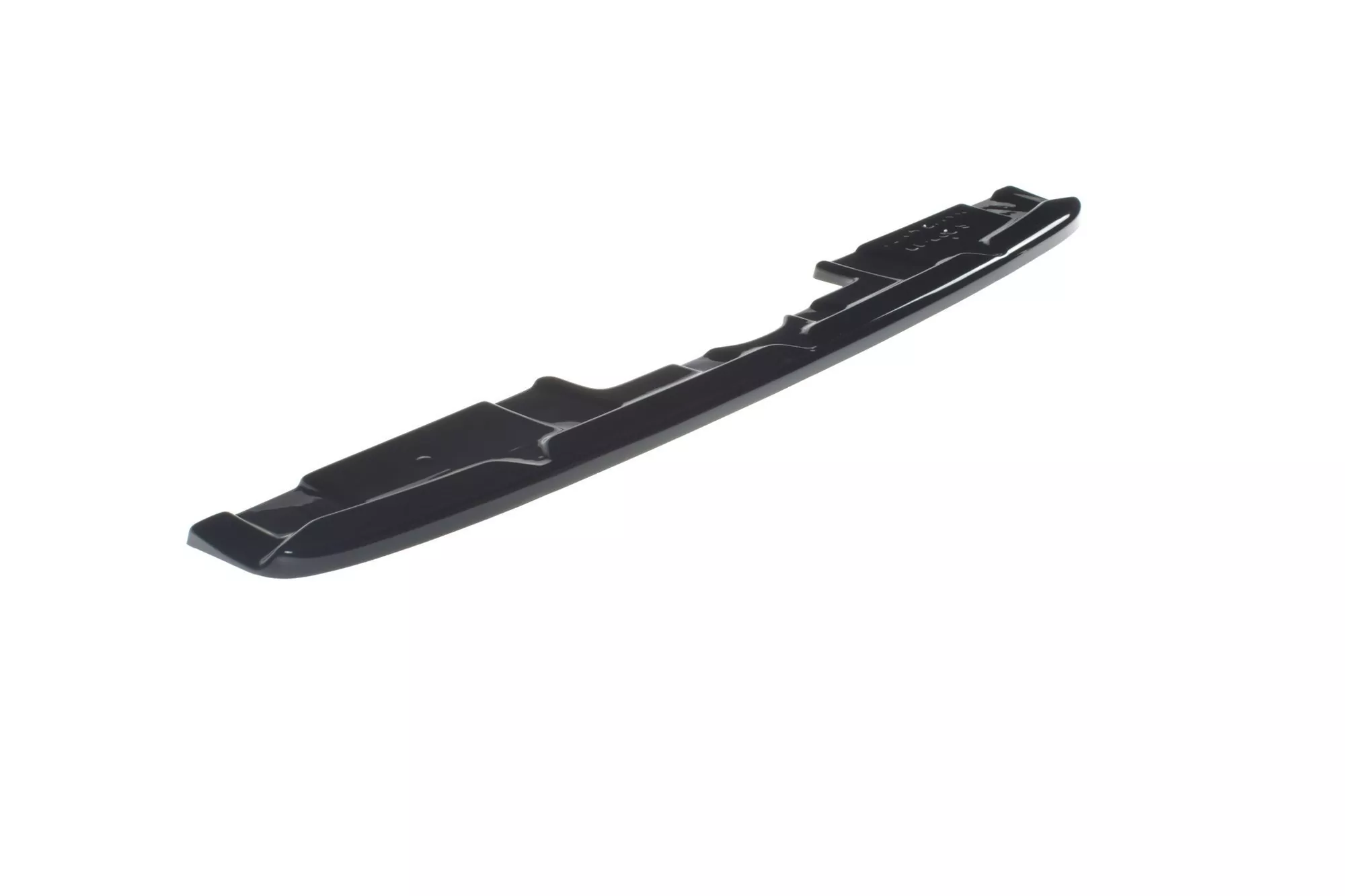 Mittlerer Diffusor Heck Ansatz Passend Für(ohne Vertikale Balken)  Peugeot 508 SW Mk2 Schwarz Hochglanz