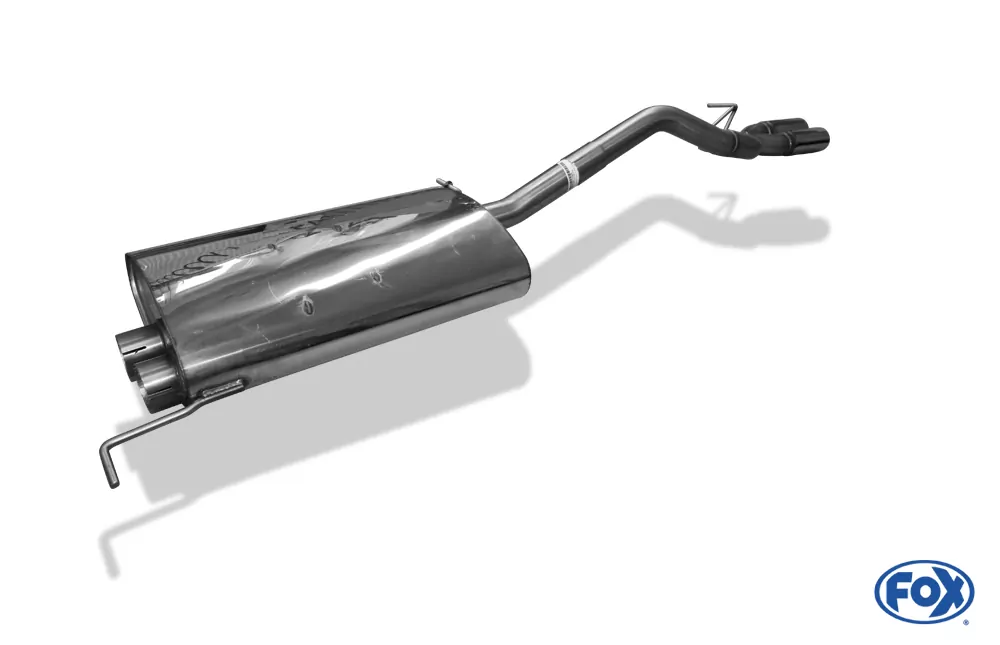 Mercedes M-Klasse Typ W163  Endschalldämpfer (Eingang zweiflutig) - 2x80 Typ 13