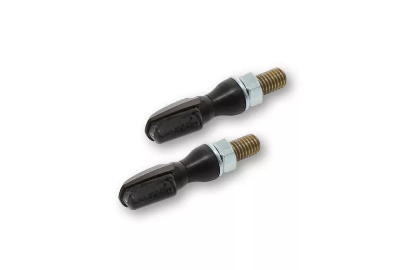 SHIN YO Spark LED Blinker/Positionslicht Schwarz/Getönt 2in1, E-Geprüft (Paar)