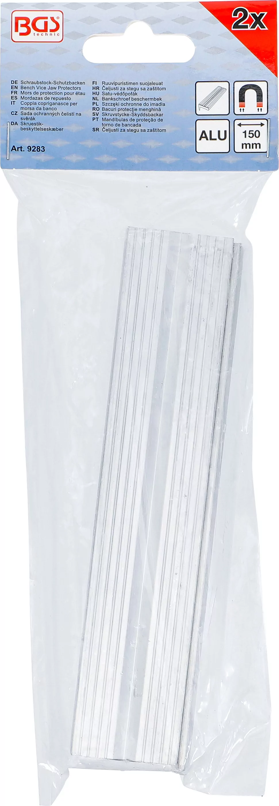 Schraubstock-Schutzbacken | Aluminium | Breite 150 mm | 2-tlg.