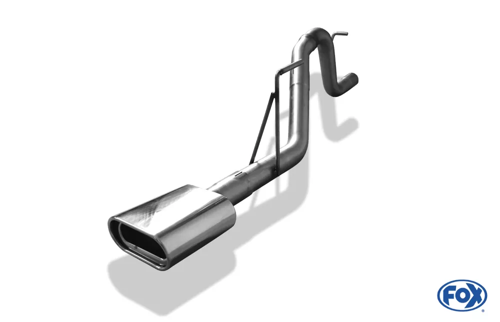 Dodge Nitro  Endrohrsystem einseitig rechts - 160x80 Typ 53