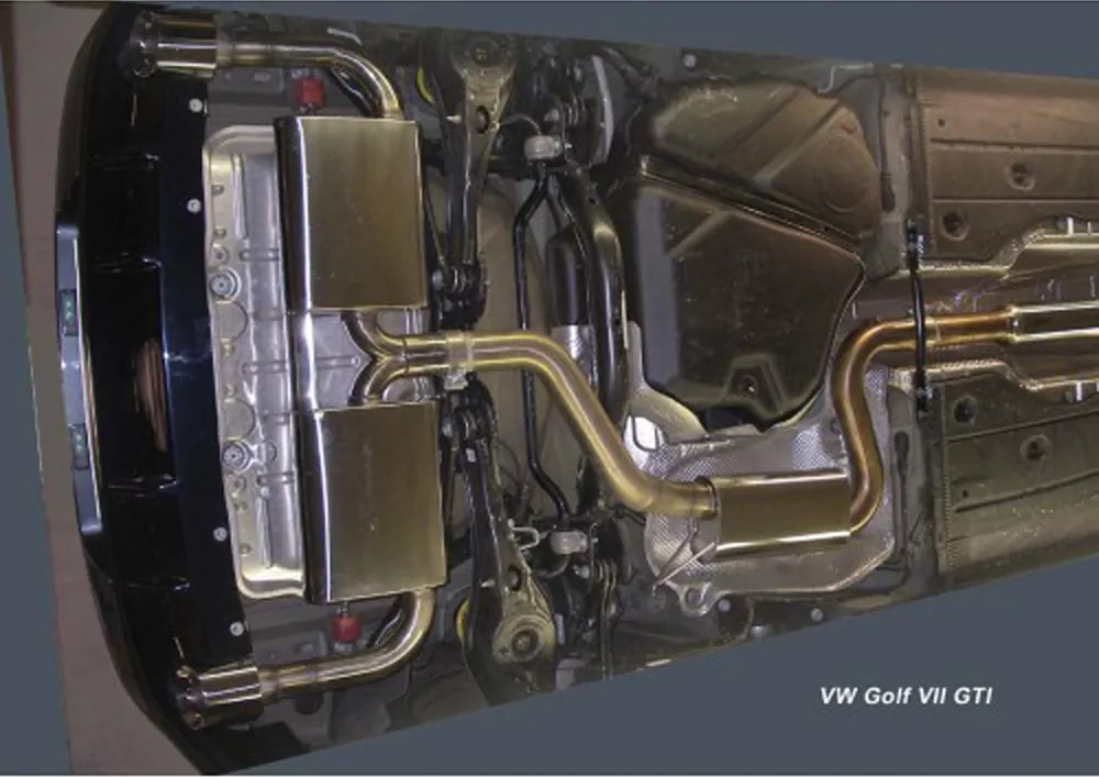 BN-Pipes Auspuffanlage, VW Golf 7  GTI für VW Golf 7 GTI 3-tür. 04.13-