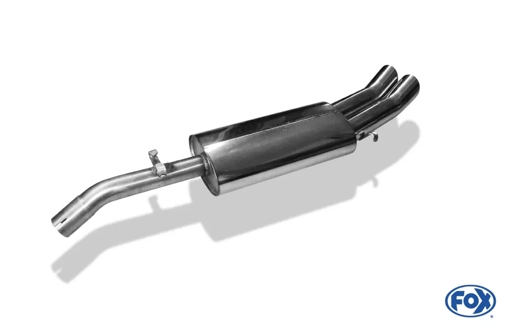 VW Golf II Typ 19E GTI  Endschalldämpfer - 2x76 Typ 18