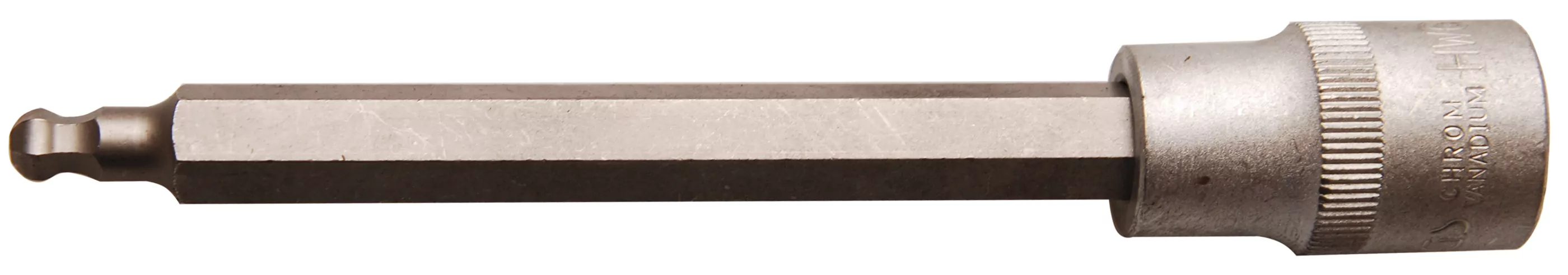 Bit-Einsatz | Länge 140 mm | Antrieb Innenvierkant 12,5 mm (1/2") | Innensechskant mit Kugelkopf 6 mm