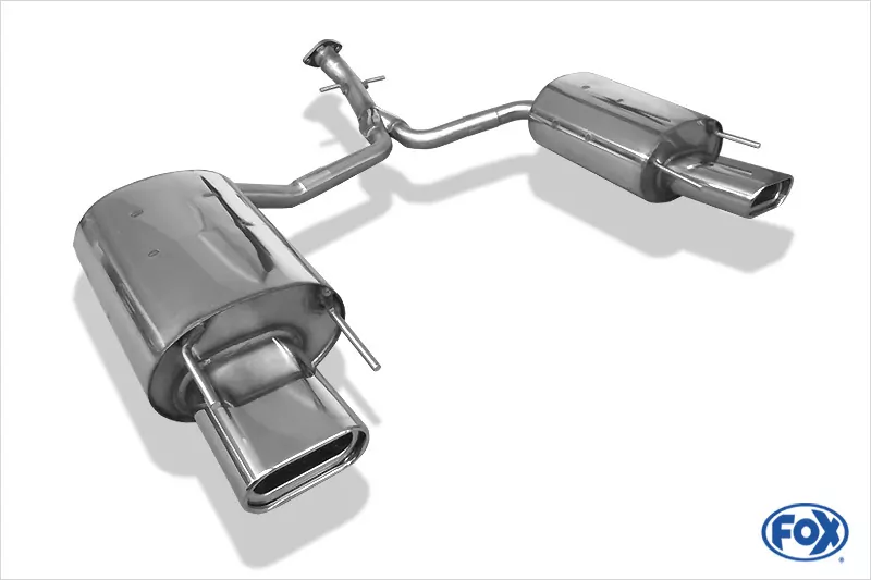 Lexus IS 220 Diesel  Endschalldämpfer rechts/links - 160x80 Typ 53 rechts/links - passend an original Stoßstange