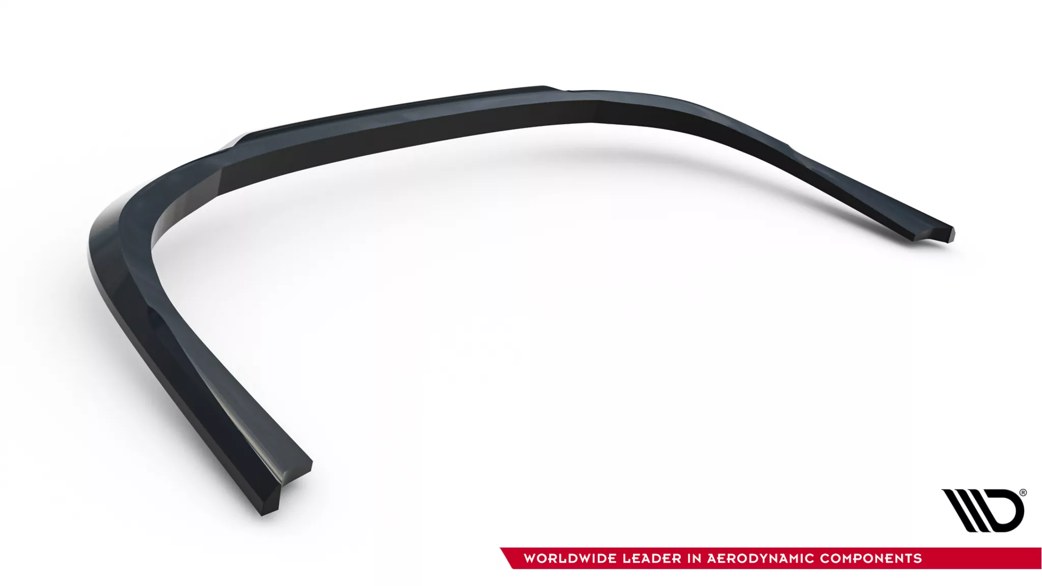 Hinten Splitter (mit Einem Vertikalem Balken) BMW 7 G70 Schwarz Hochglanz