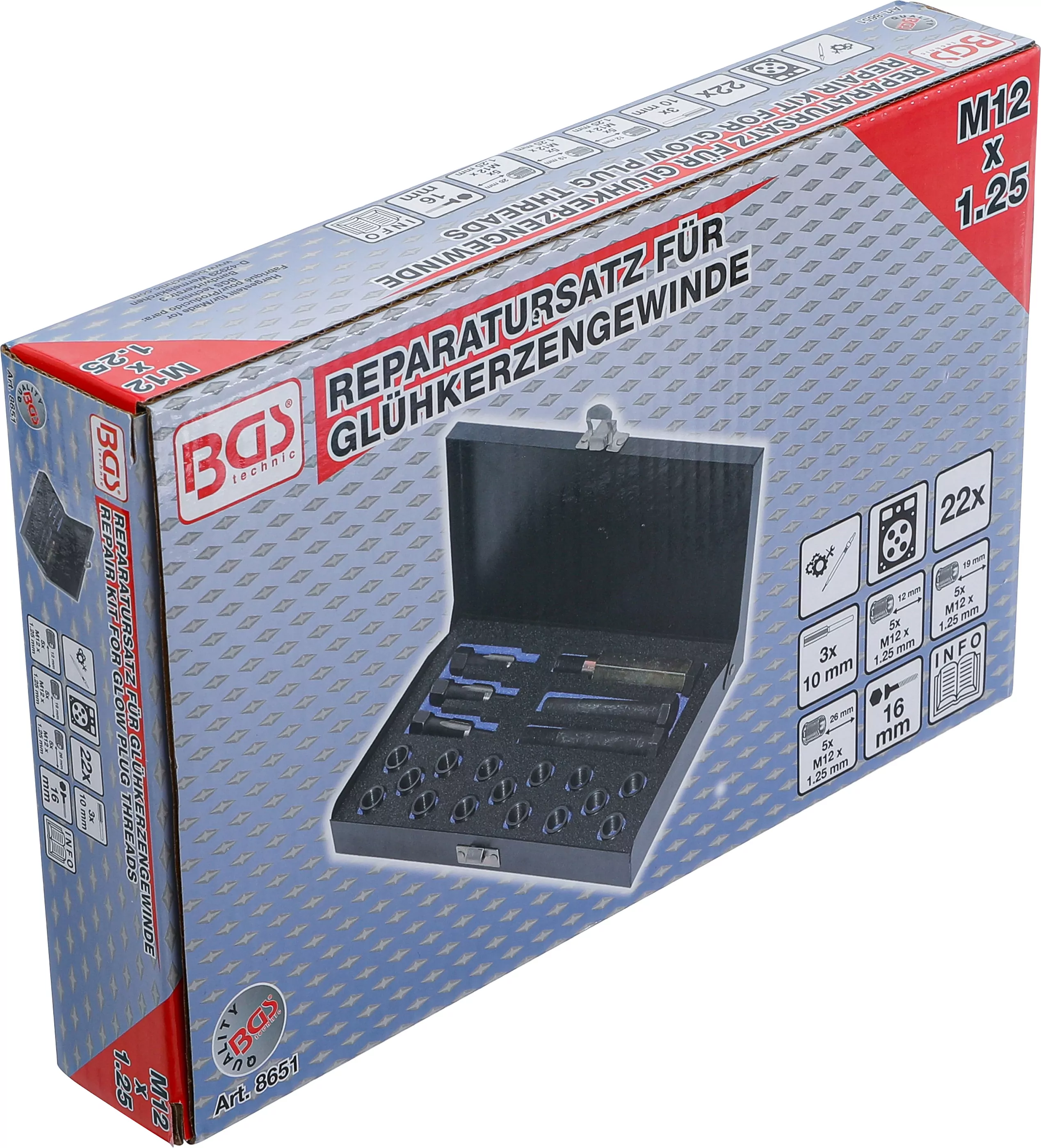 Reparatursatz für Glühkerzengewinde | M12 x 1,25 mm