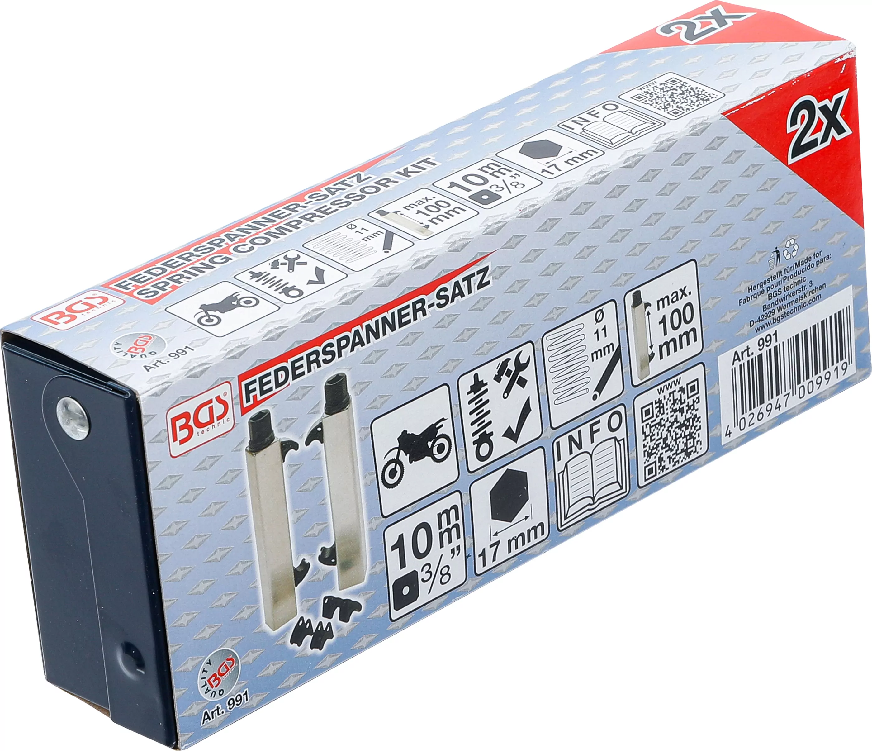 Federspanner-Satz | für Motorräder | 2-tlg.