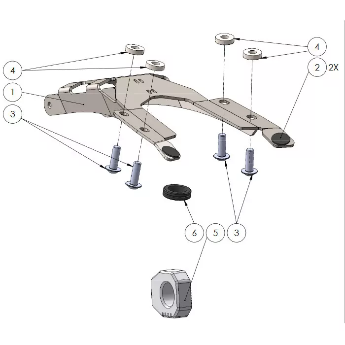 Kennzeichenhalter | HUSQVARNA 701 Vitpilen | 18-19 verstellbar | schwarz | inkl. Reflektorhalter
