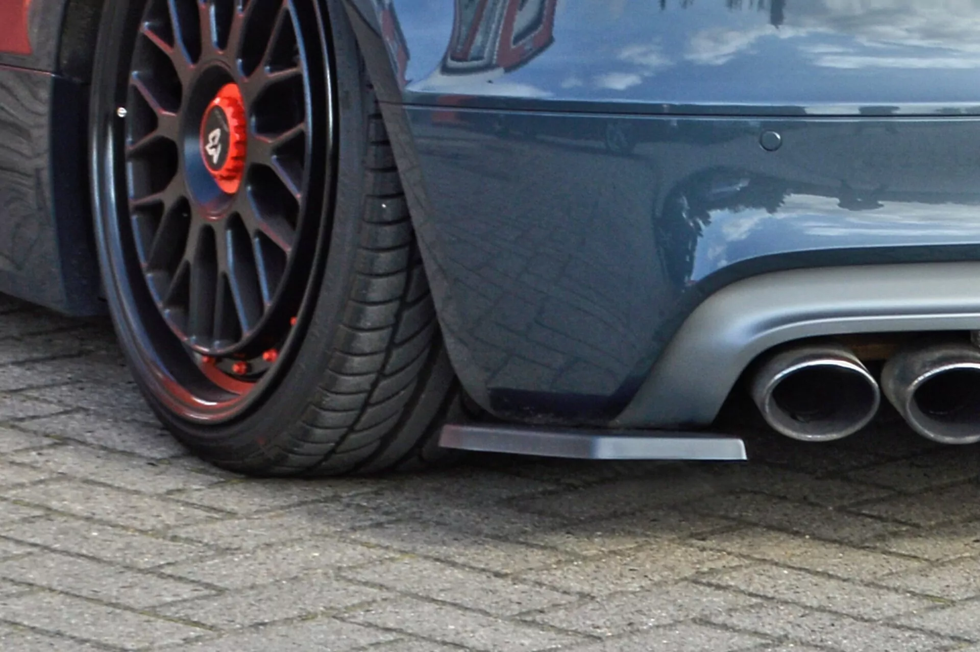 Heckansatz Seitenteile für Audi TTS 8J Coupe ab Bj. 2009-