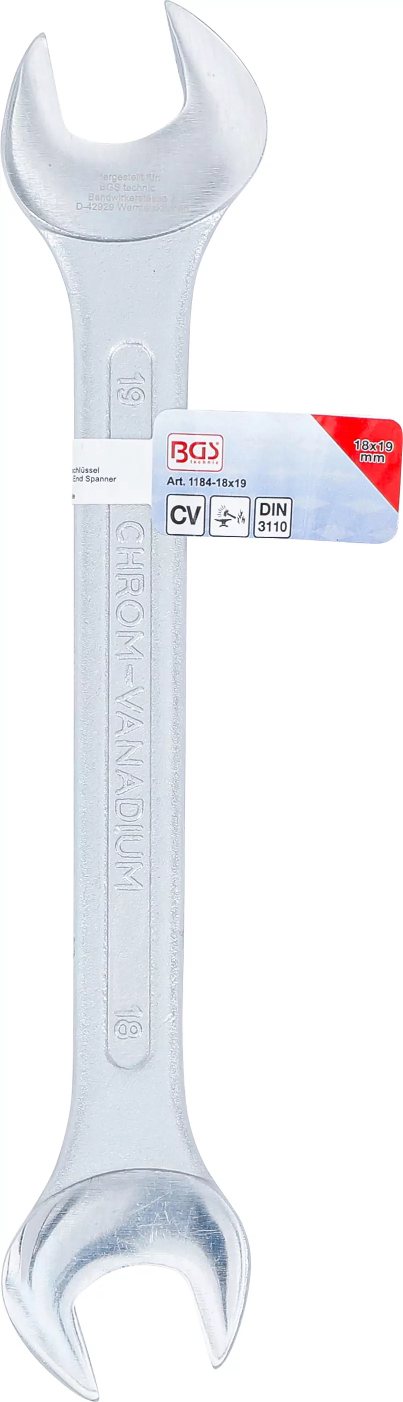 Doppel-Maulschlüssel | SW 18 x 19 mm