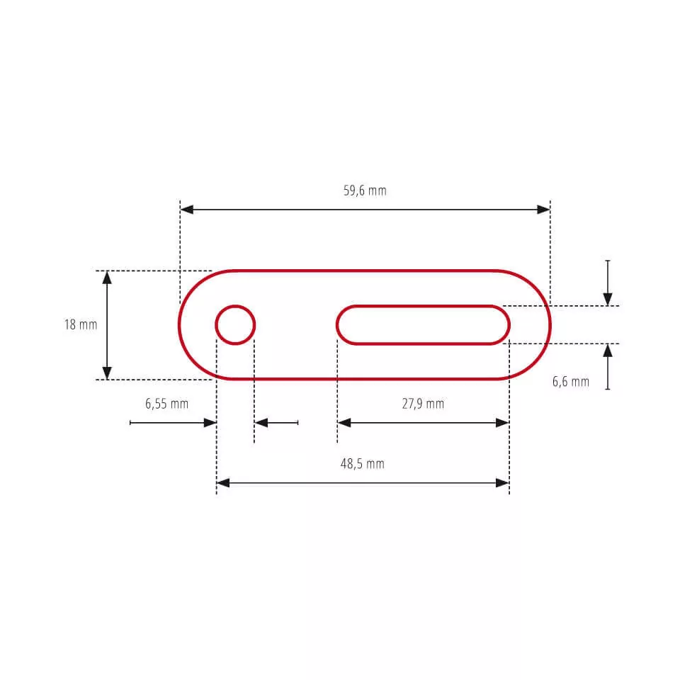 HIGHSIDER pro Spiegeladapter Universal, Für Verkleidungsspiegel, Kurz (Paar)