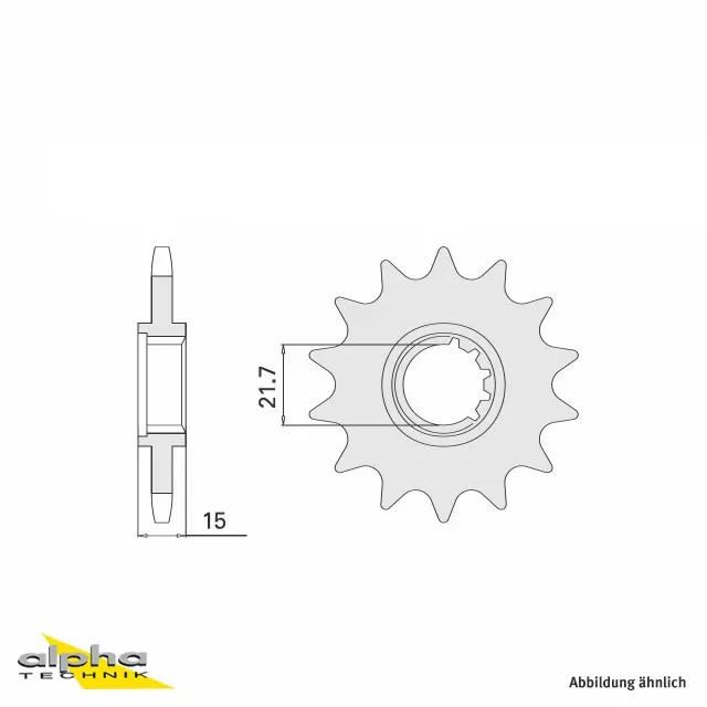 EK-Chain Kettensatz 525DEX für Triumph 600 Daytona ab Modelljahr 2003-