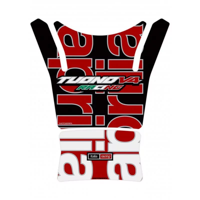 Aprilia Tuono V4 2021- 3D Gel Motografix Tank Pad Protector TA028RWK