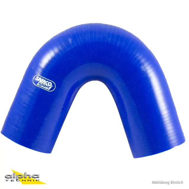 Samco Siliconschlauch 135 Grad Standard Bogen blau