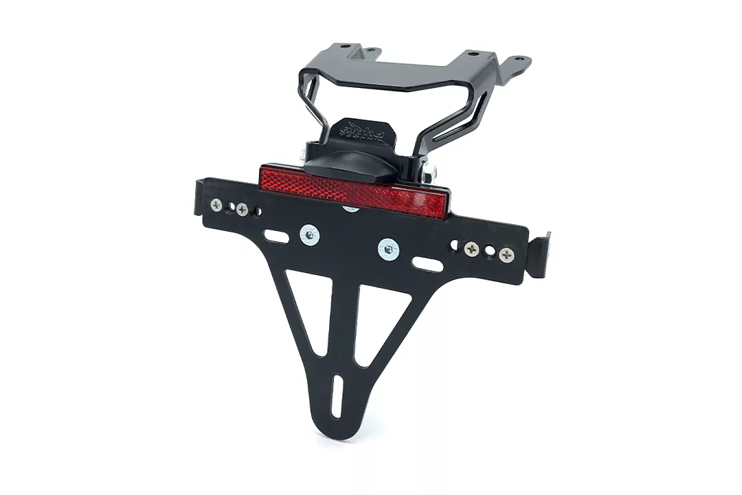 alpha Technik Kennzeichenhalter für KTM 790 Adventure ab Modelljahr 2019 und KTM 890 Adventure ab Modelljahr 2021-